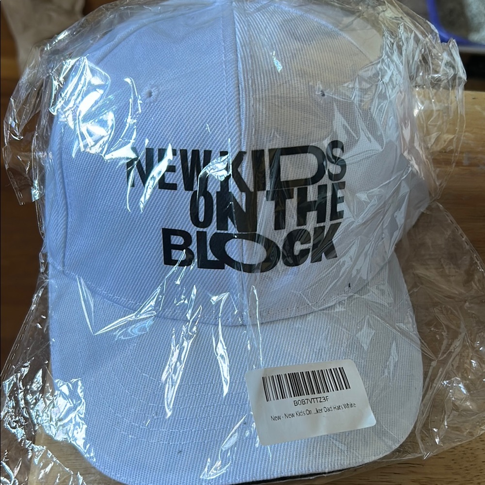 White New Kids On The Block Cap